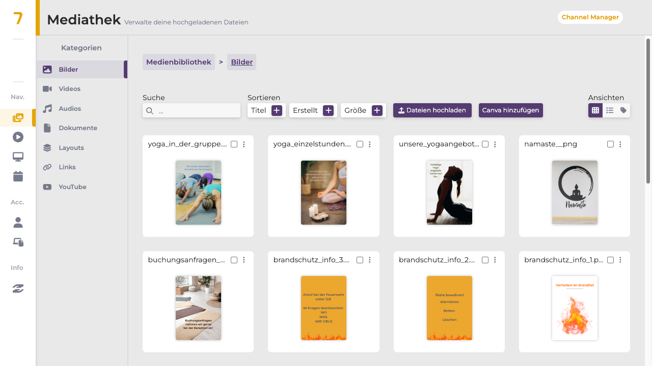 Sep7 Mediathek Dashboard